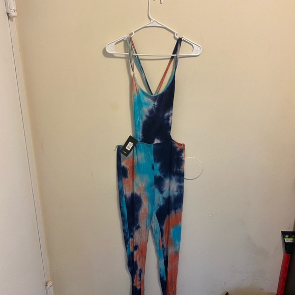 Tie dye sexy jumpsuit - Picture 3 of 4